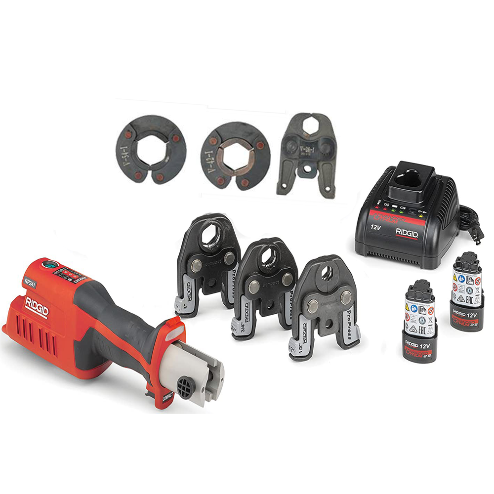 RIDGID RP 241 Kompakt-Presswerkzeug-Set