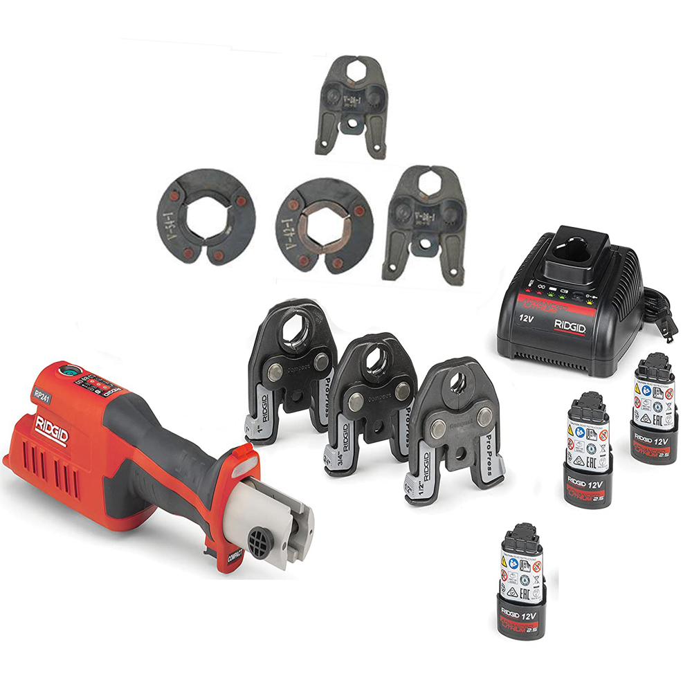 RIDGID RP 241 Kompakt-Presswerkzeug-Set